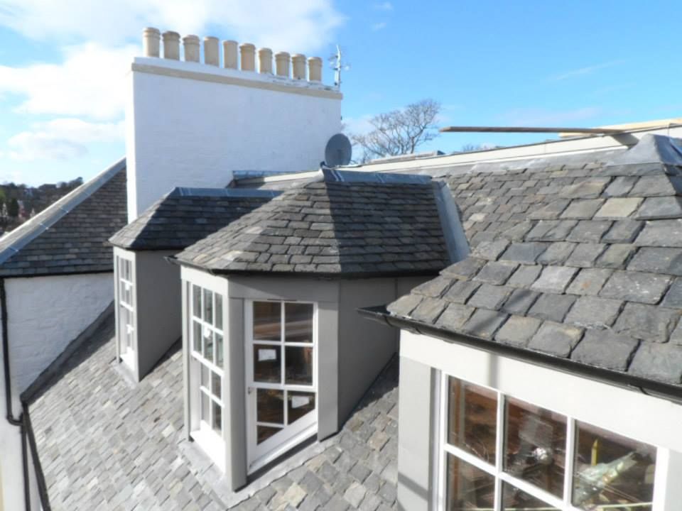 Slate & Tiling Work by Bolton Roofing Contractors Ltd in Edinburgh